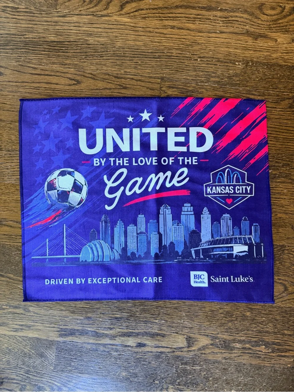 United By The Love Of The Game Kansas City Soccer Rally Towel